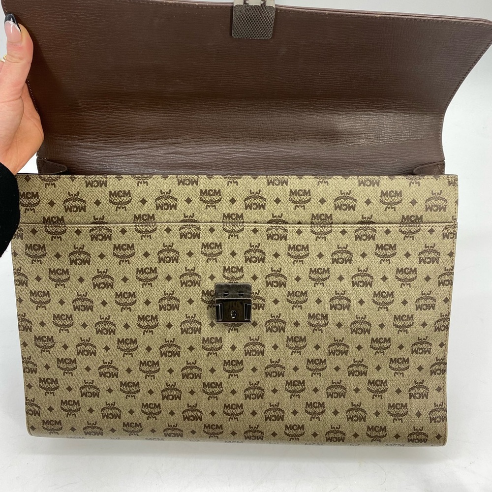 Mcm Document Bag - image 8